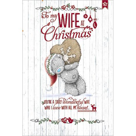 Wife at  Christmas Handmade Me to You Bear Card £3.99
